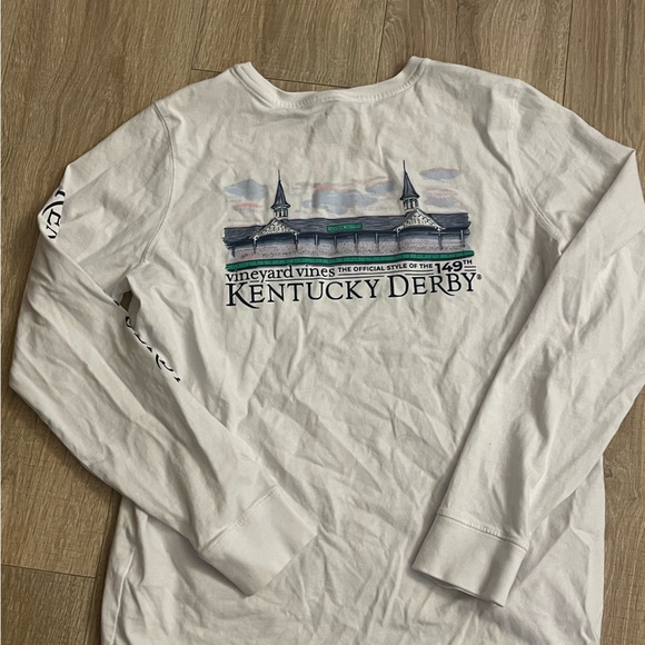 Vineyard Vines Kentucky Derby Long Sleeve Shirt Small - Picture 1 of 4